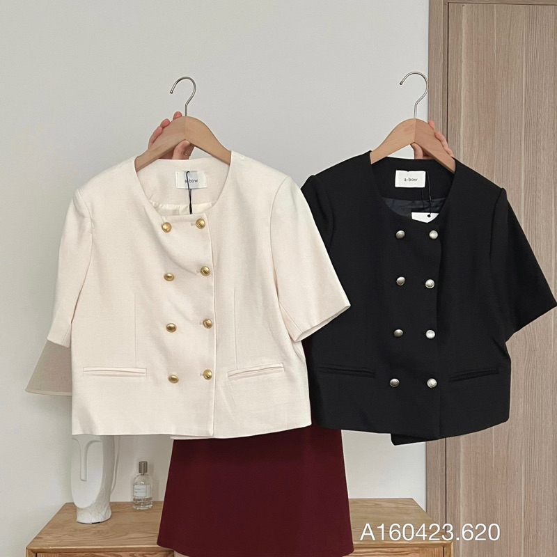 ÁO BLAZER KẺ THIẾT KẾ 2 LỚP ẢNH THẬT BOO'S STORE