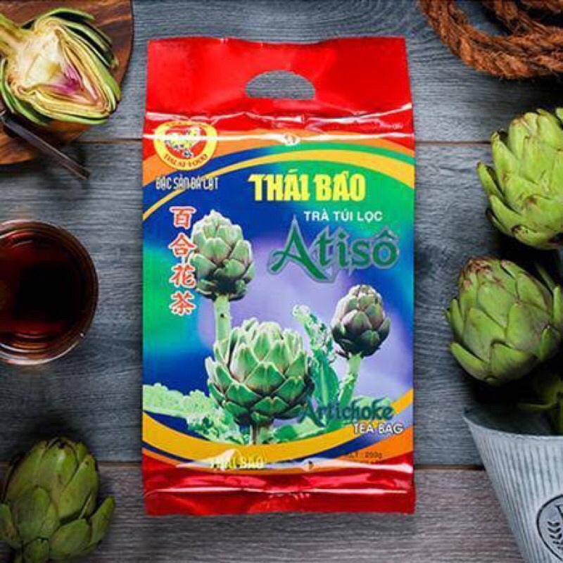 Trà Atiso túi lọc 100 tép Thái Bảo, trọng lượng 200g