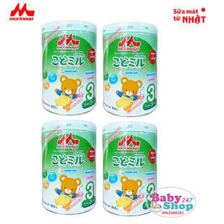 Combo 4 Hộp Sữa Morinaga số 3 Vani 850g (date t12/2025)