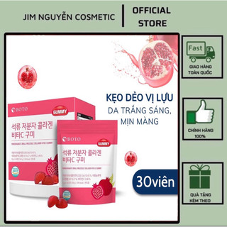 Kẹo dẻo Gummy Boto Collagen Vị Lựu