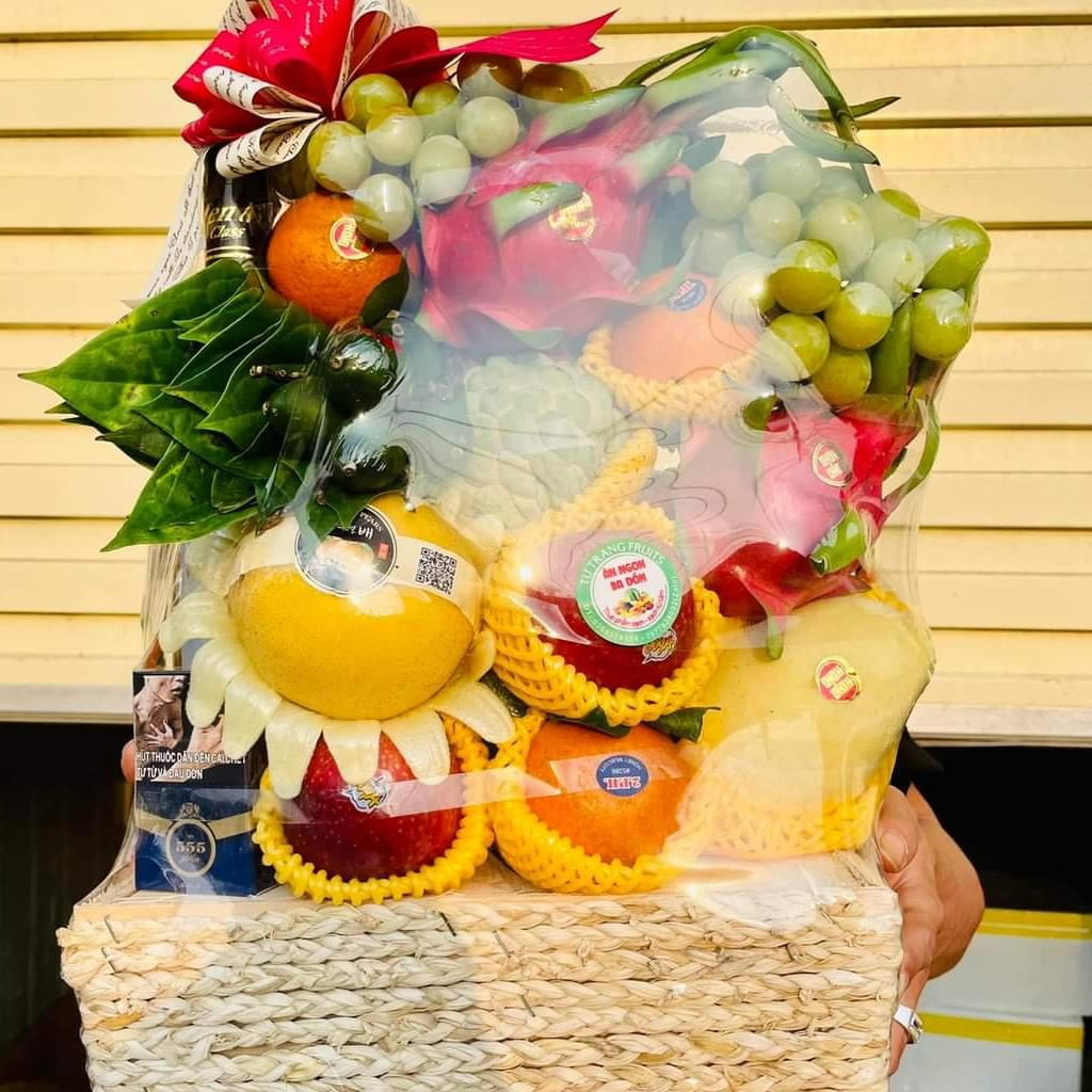 Máy co màng giỏ quà tết, máy khò nhiệt cho màng co giỏ hoa quả SIÊU BỀN