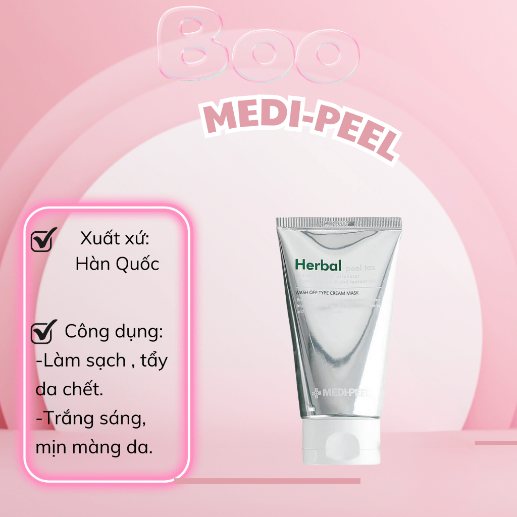 Mặt Nạ Ủ Trắng Da Và Tẩy Tế Bào Chết HERBAL PEEL TOX