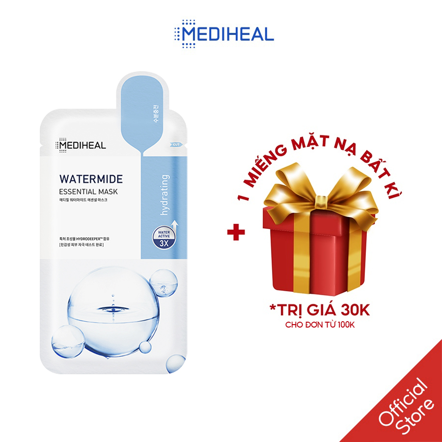 Mặt Nạ Dưỡng Da Dưỡng Ẩm, Chăm Sóc Da Mềm Mịn Mediheal Essential Mask Ver 2022