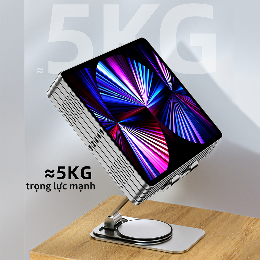 Giá đỡ điện thoại máy tính bảng GOOJODOQ chống trượt kim loại siêu mỏng thích hợp cho iPad 10.2 Soporte Xiaomi Samsung