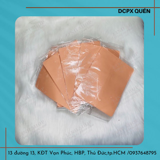 10 da giả tập phun xăm, da silicon chất lượng - da hồng để tập luyện tay nghề