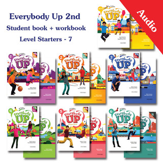 Everybody up - 2nd edition - level starters,1,2,3,4,5,6 - student book + workbook - in màu + mp3