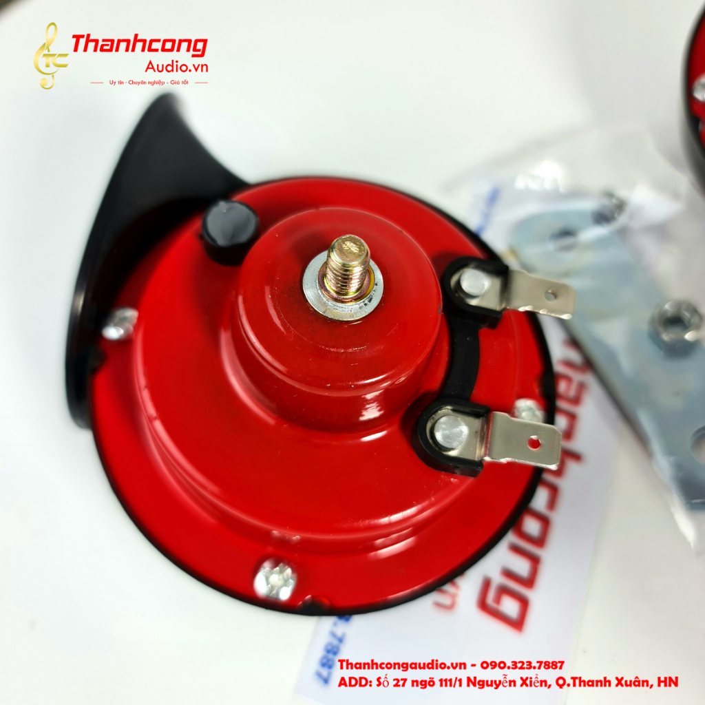 Còi sên 12V - 410Hz & 510Hz cho ô tô , xe máy  - 01 Cái.