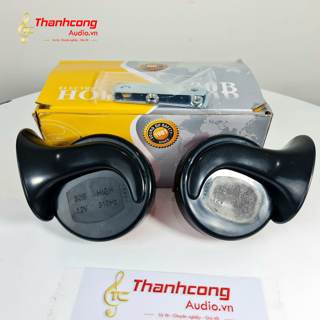 Còi sên 12V - 410Hz & 510Hz cho ô tô , xe máy  - 01 Cái.