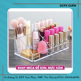 Khay mica đựng mực, dụng cụ trong phun xăm