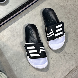 Dép thể thao adidas màu đen trắng juventus - adilette tnd slides - gz5939t