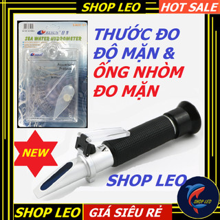 Bút đo độ mặn và thước đo độ mặn- ống nhòm đo độ mặn – khúc xạ kế hồ cá biển - phụ kiện hồ nước mặn - shopleo