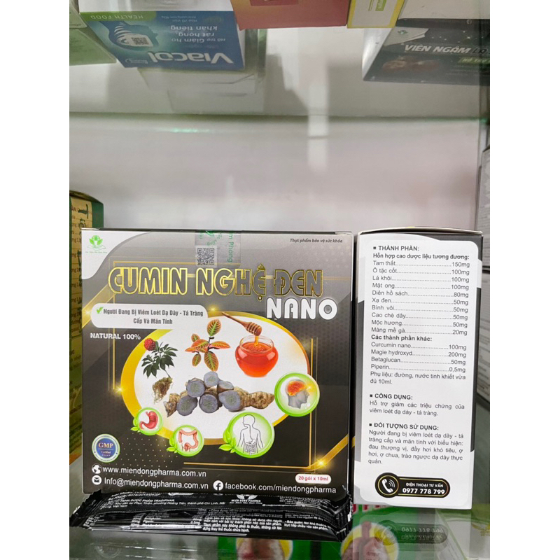 Cumin Nghệ Đen Nano - Dạ dày