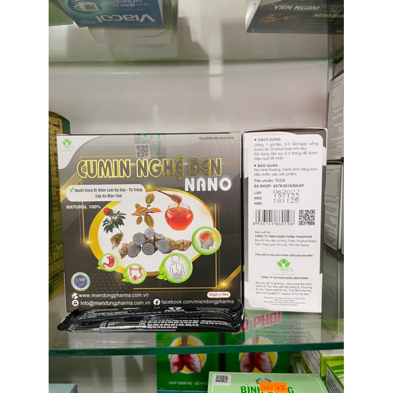 Cumin Nghệ Đen Nano - Dạ dày