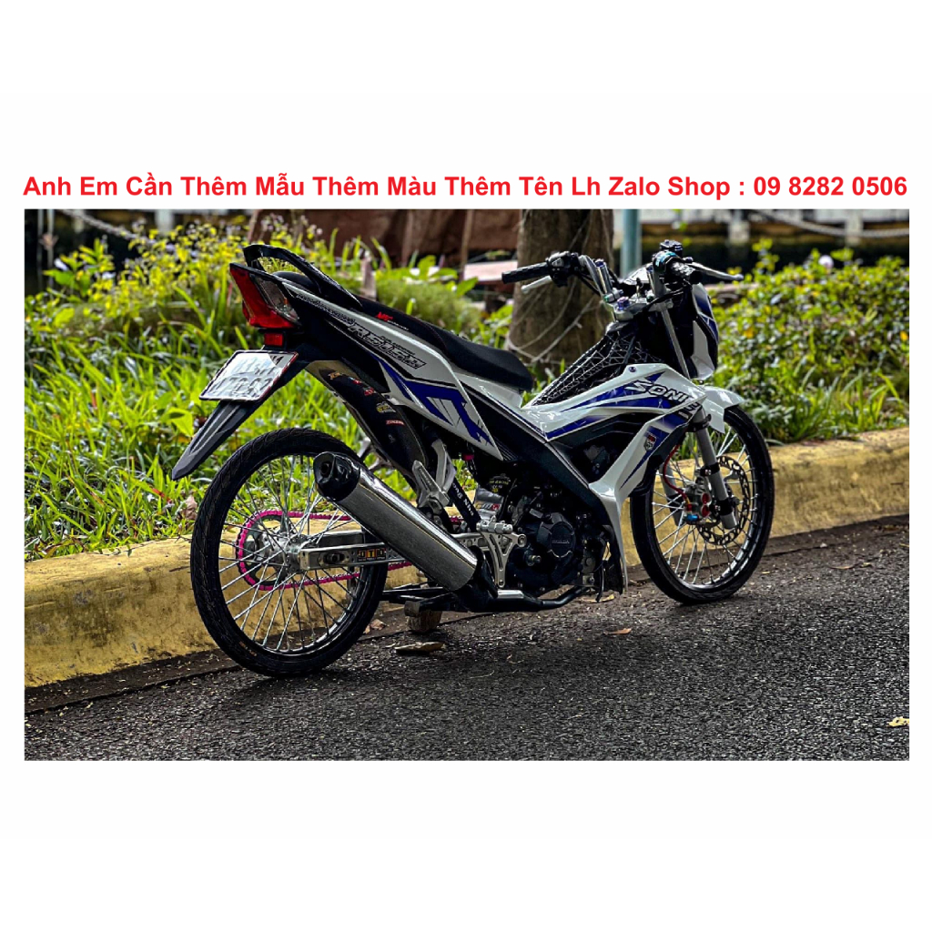 TEM CHẾ SONIC TRẮNG XANH