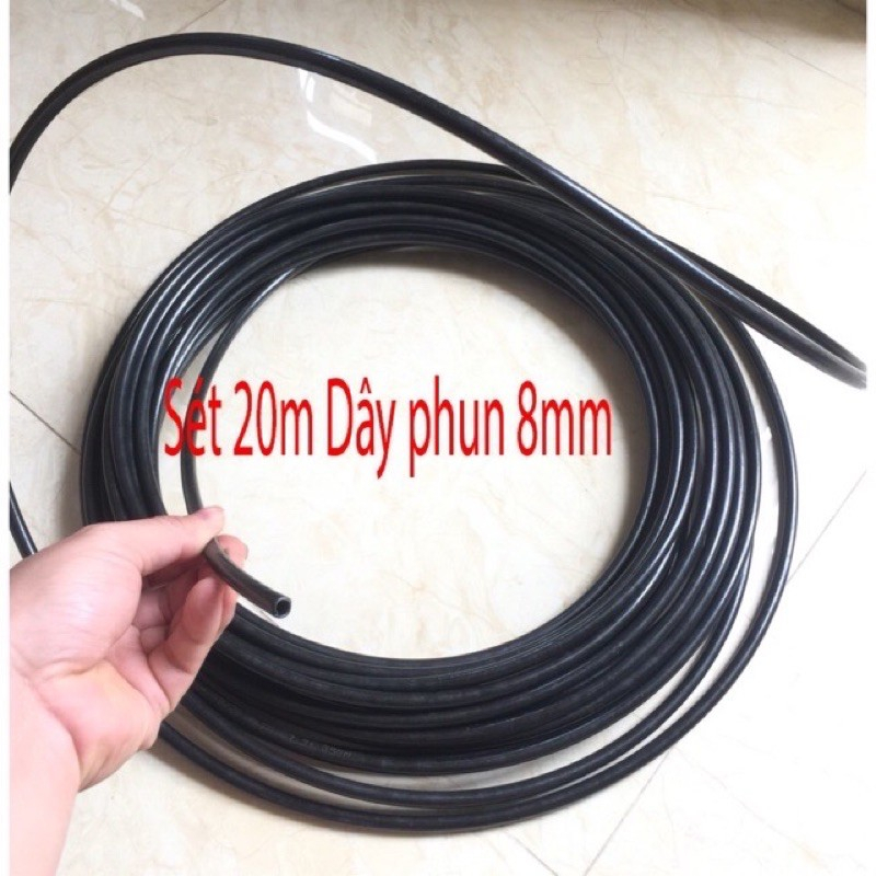20m dây ống phun sương 8mm chất lượng cao
