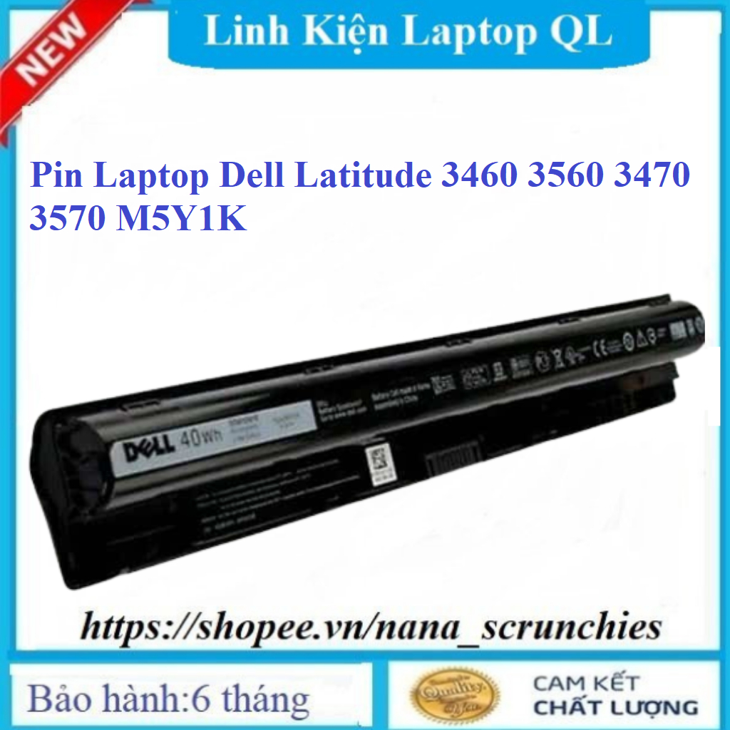 Pin Laptop Dell Latitude 3460 3560 3470 3570 M5Y1K