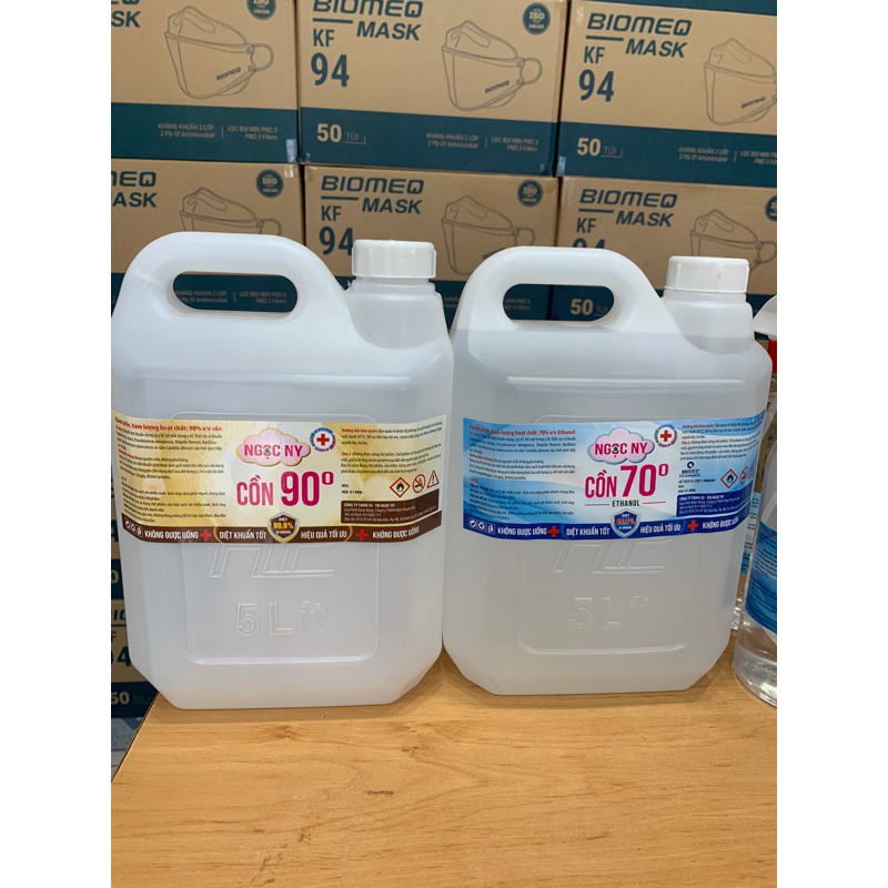 Cồn 70/90/96/100 độ -Cồn Sát Khuẩn - Can 5 lít