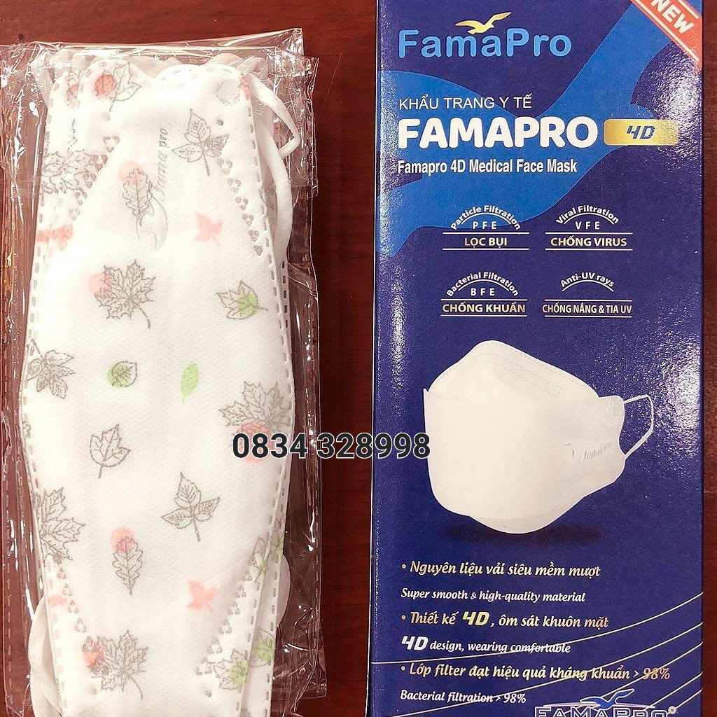 Khẩu trang 4D Famapro