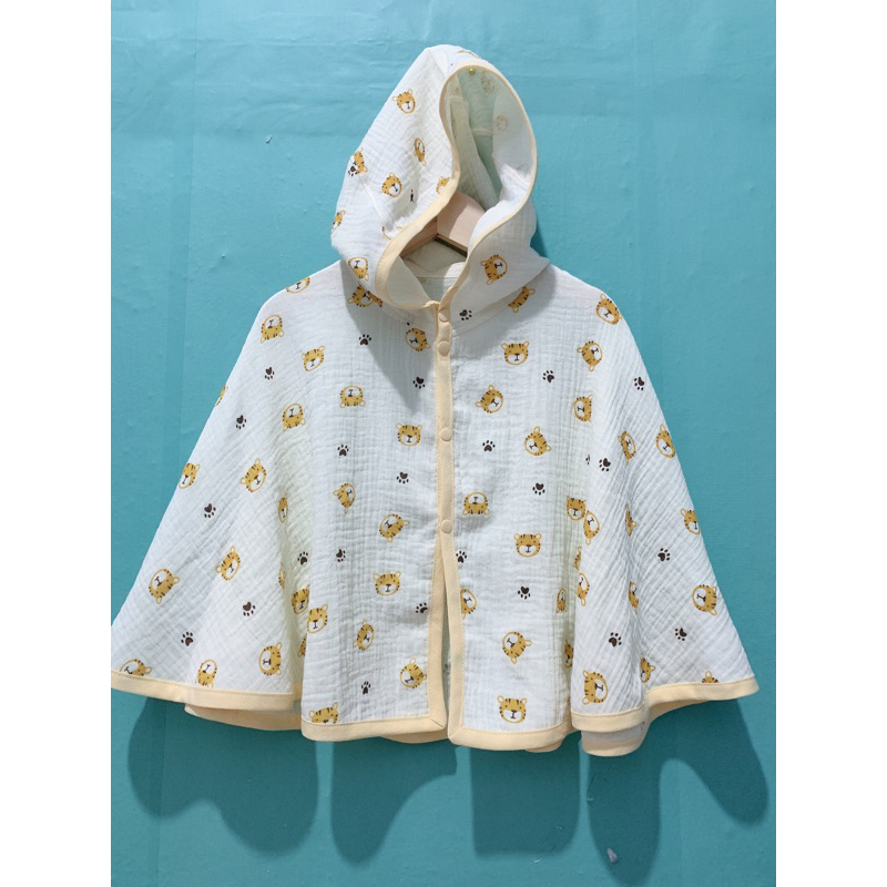 Áo choàng xô muslin cao cấp cho bé