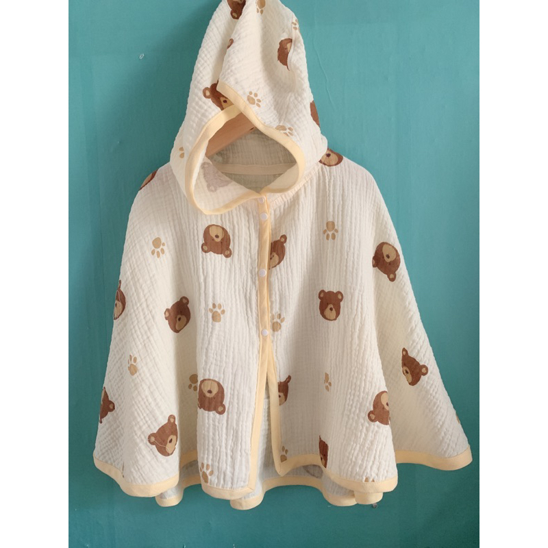 Áo choàng xô muslin cao cấp cho bé