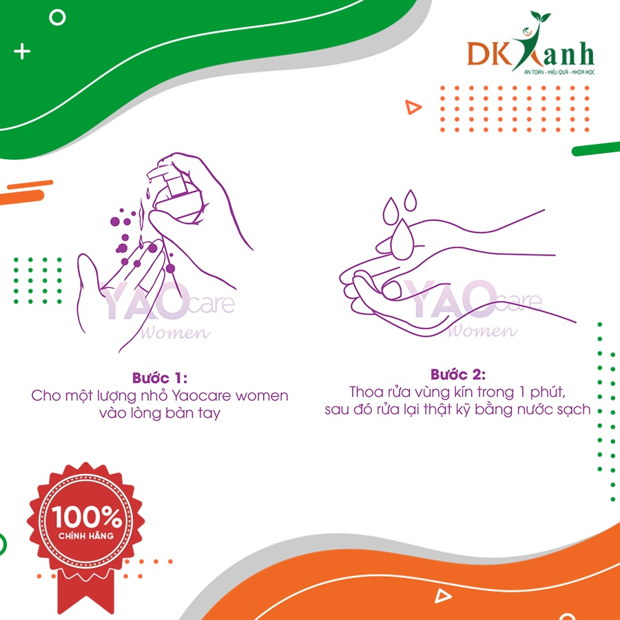 Chính hãng YAOcare women dung dịch chuyên biệt dành cho bà bầu và phụ nữ sau sinh
