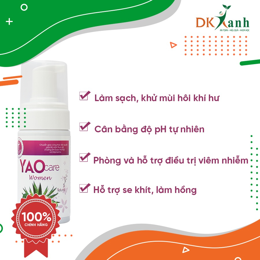 Chính hãng YAOcare women dung dịch chuyên biệt dành cho bà bầu và phụ nữ sau sinh