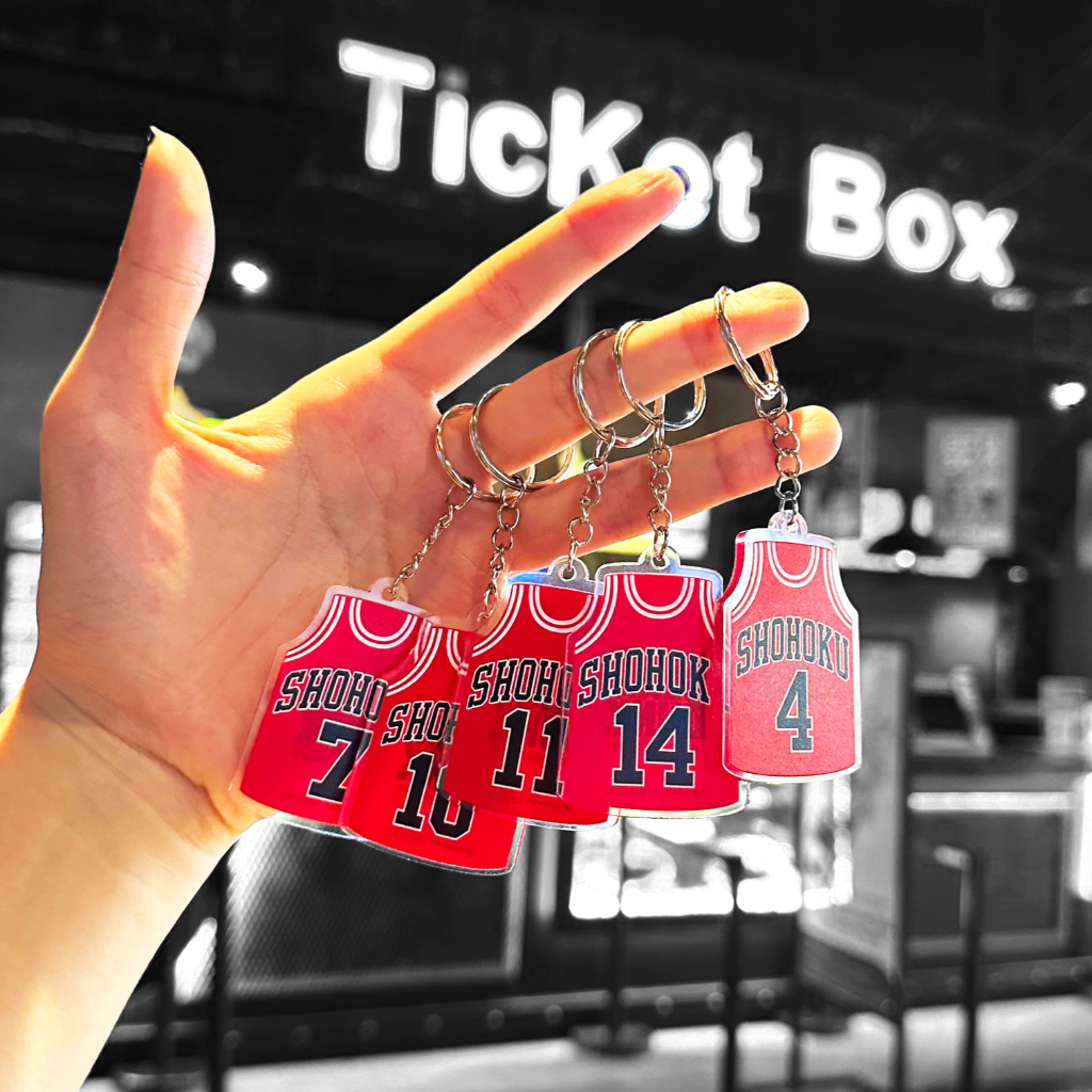 THE FIRST SLAM DUNK - Móc chìa khóa - 5 nhân vật - quà tặng chính hãng