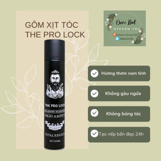 Gôm sịt tóc theprolock gôm cứng- bất chấp mọi mũ bảo hiểm