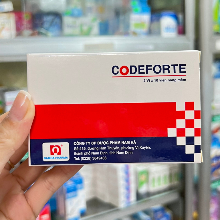 Codeforte Nam Hà hỗ trợ ho khan 2 vỉ x 10 viên