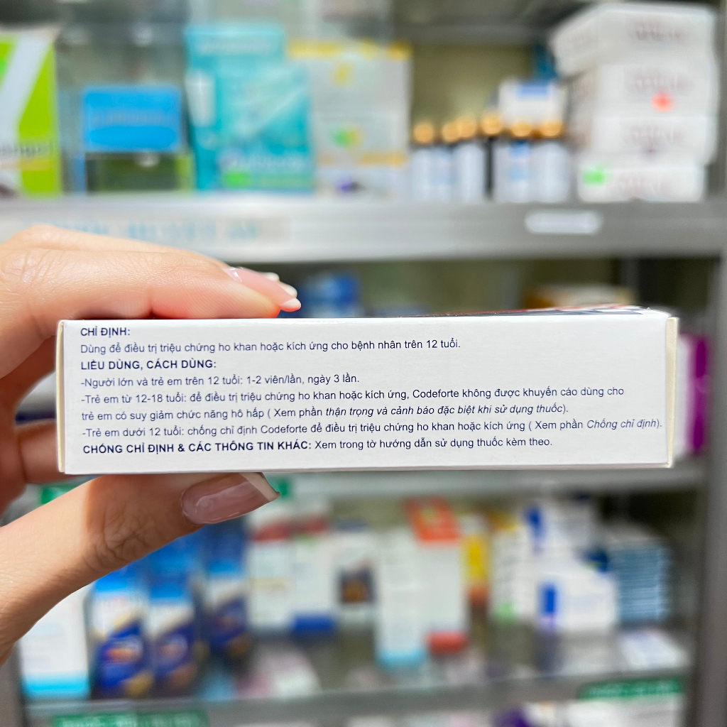 Codeforte Nam Hà hỗ trợ ho khan 2 vỉ x 10 viên