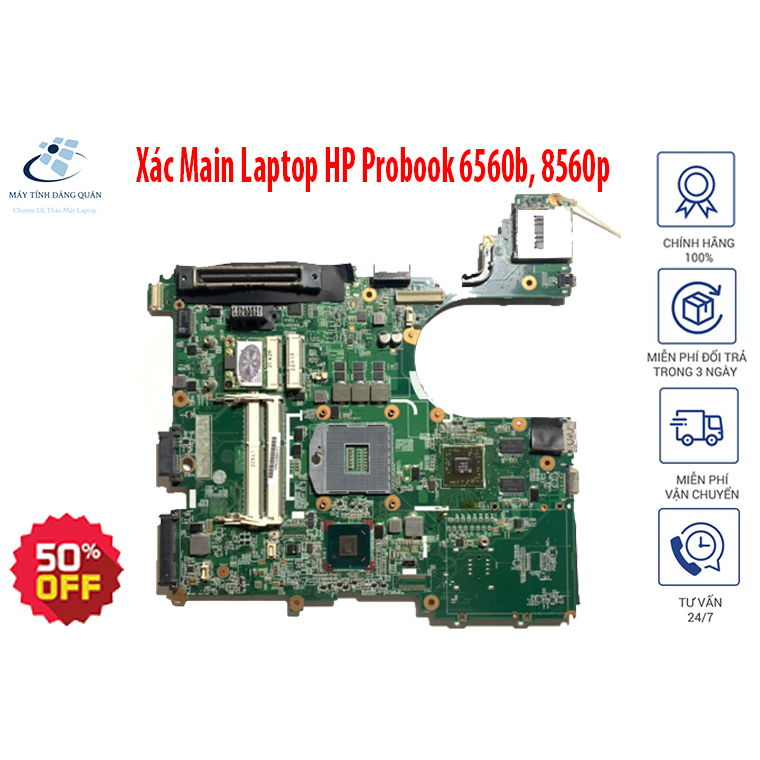 Xác Main Laptop HP Probook 6560b, 8560p Hỏng Cho Bác Nào Cần Linh Kiện Trên Main ạ