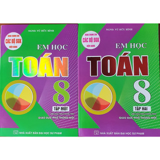 Sách - Combo Em Học Toán Lớp 8 - Dùng chung cho các bộ sách giáo khoa mới hiện hành