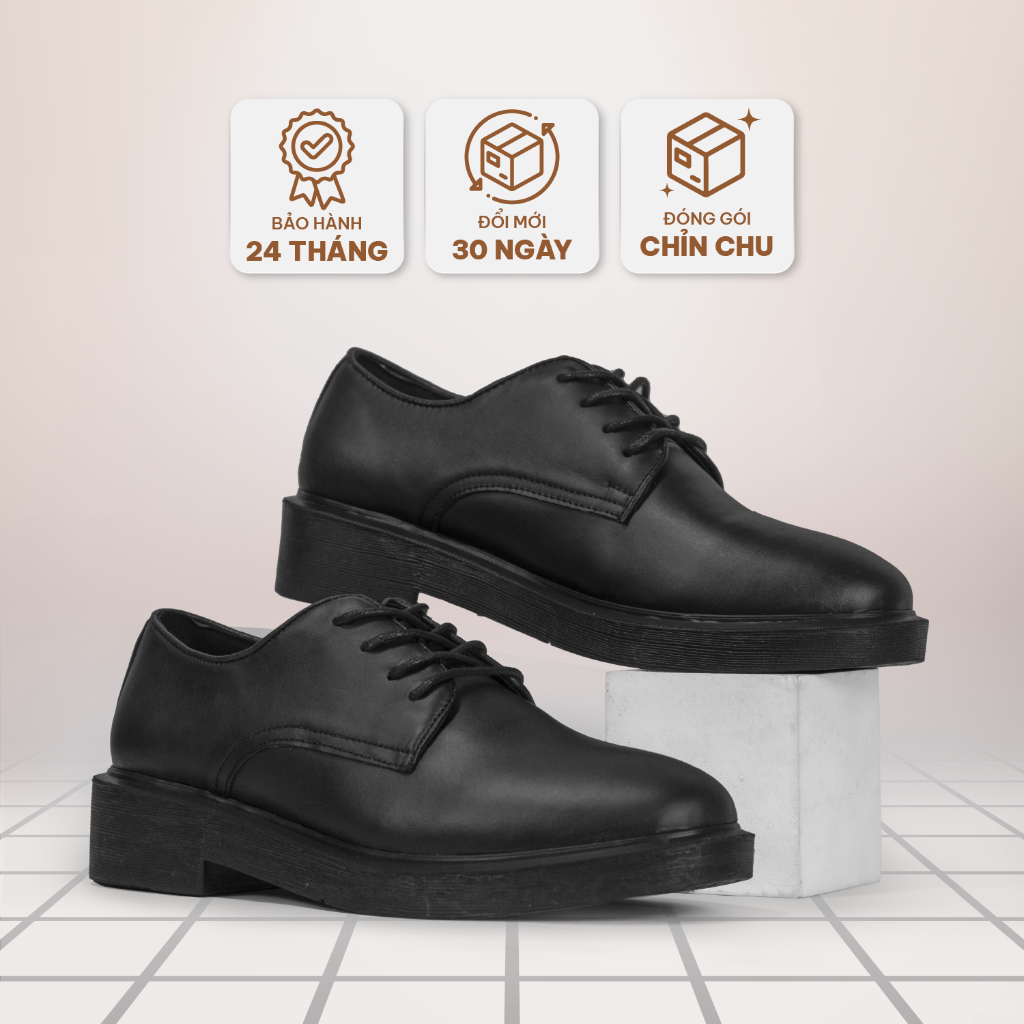 Giày da nam buộc giây kiểu dáng derby công sở, Giày derby nam G2 bằng da bò nappa cao cấp đế cao su đúc G2 Shoemaker | BigBuy360 - bigbuy360.vn