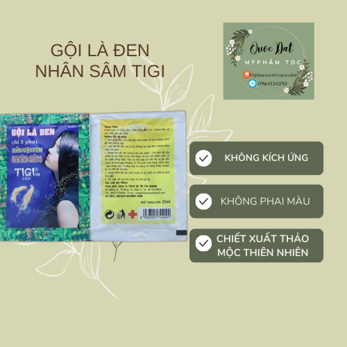 Combo 300 gói gội đen Tigi
