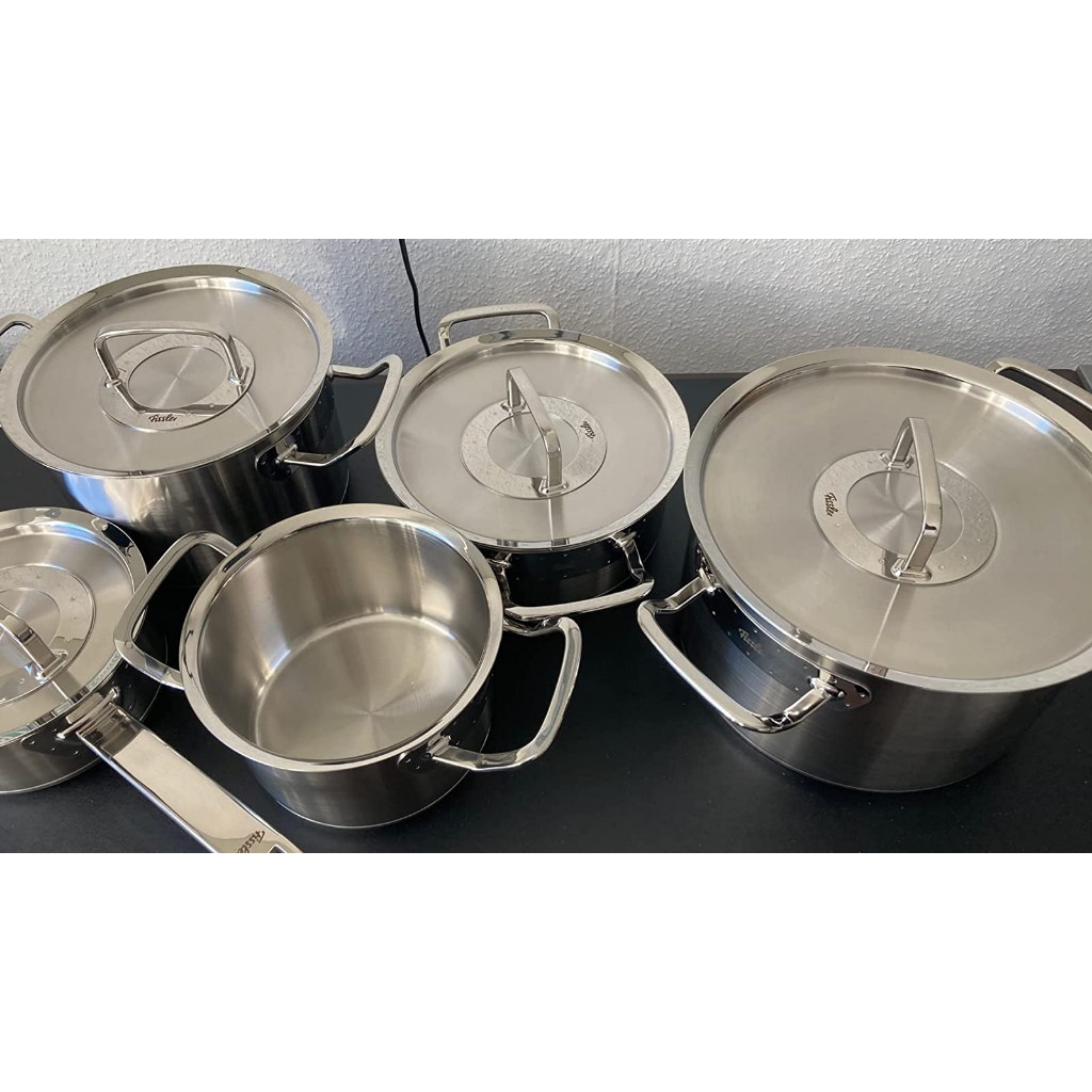 Bộ Nồi Fissler Original Profi Collection 5 Món Kèm Quánh Mẫu Mới Sản Xuất Tại Đức