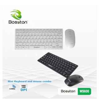 Combo bàn phím và chuột không dây mini bosston ws600