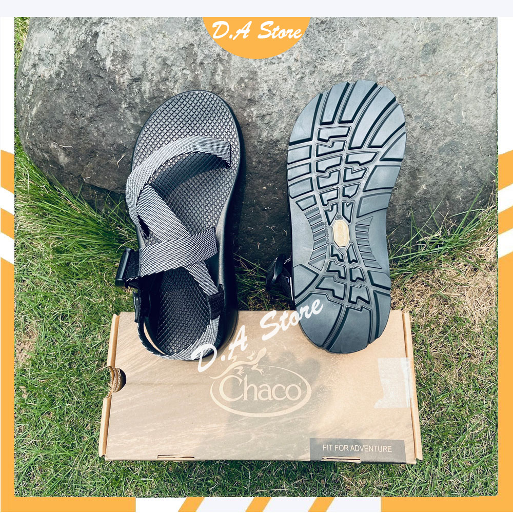 Dép Chaco Sandal nam nữ mẫu DÂY BẠC đế thường D.A Store bền bỉ, năng động, bao bền