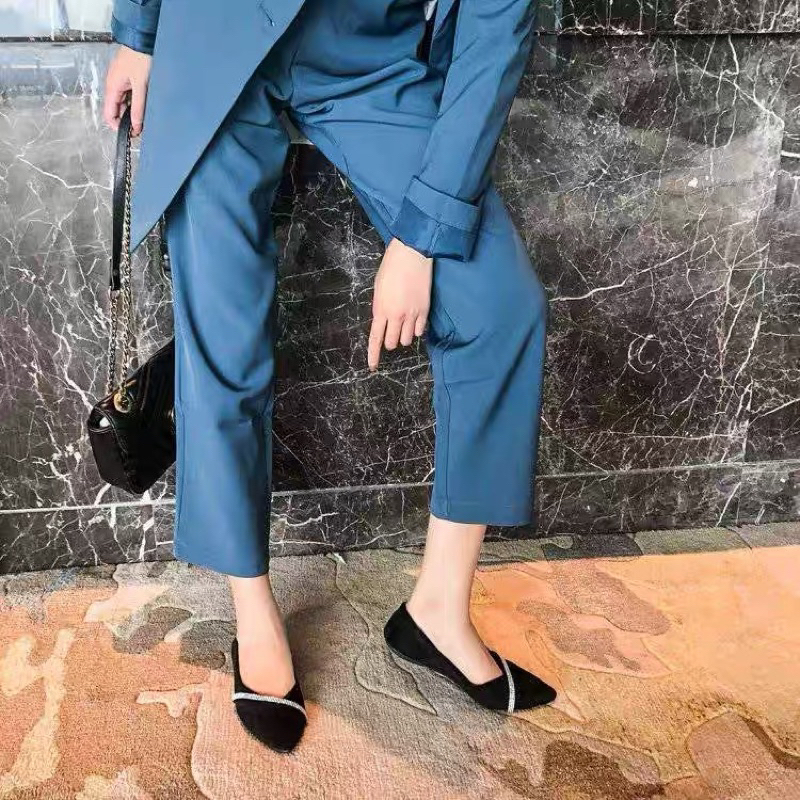 GIÀY BỆT NỮ PHỐI DÂY ĐÁ NGANG SIÊU SANG TÔN DA ÊM MỀM DÁNG ĐẸP