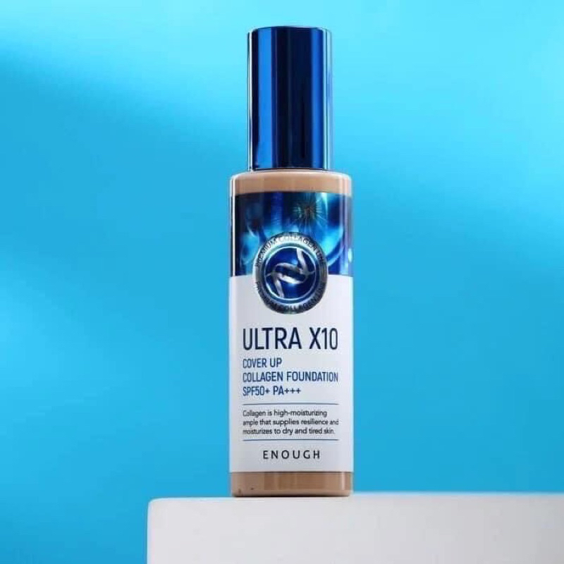 Kem nền Collagen Ultra X10 Cover Up Enough 100ml