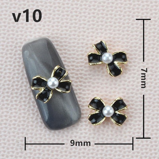 set nơ sắt đen trắng mới 10viên