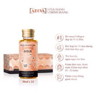 Nước uống làm đẹp da collagen adiva gold -30ml