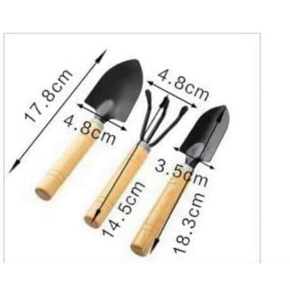Bộ  Dụng Cụ Làm Vườn 3,4 món tiện dụng để trồng hoa, cây cảnh