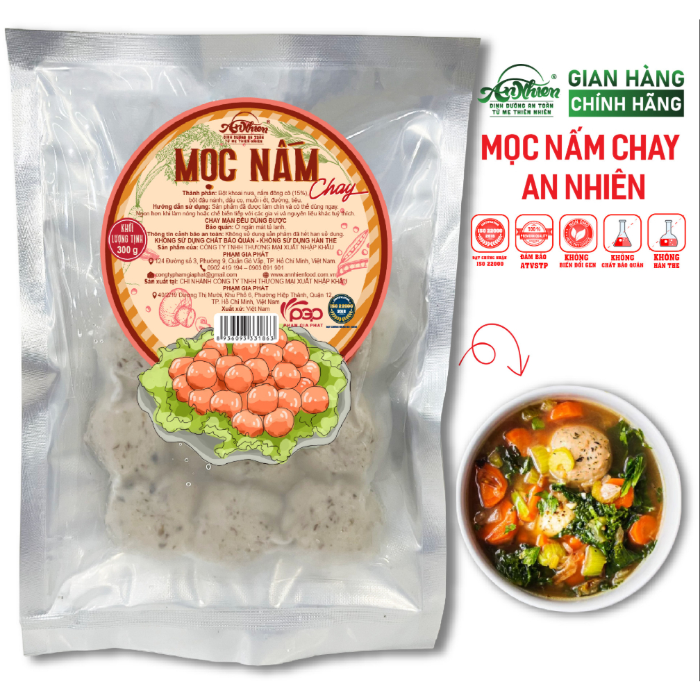 Mọc Nấm Chay 300g