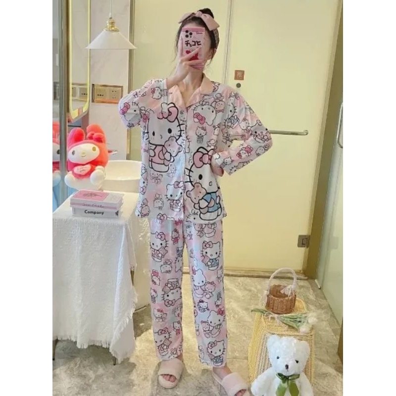 🌸ĐỒ BỘ TAY DÀI HELLO KITTY THAILAND🌸