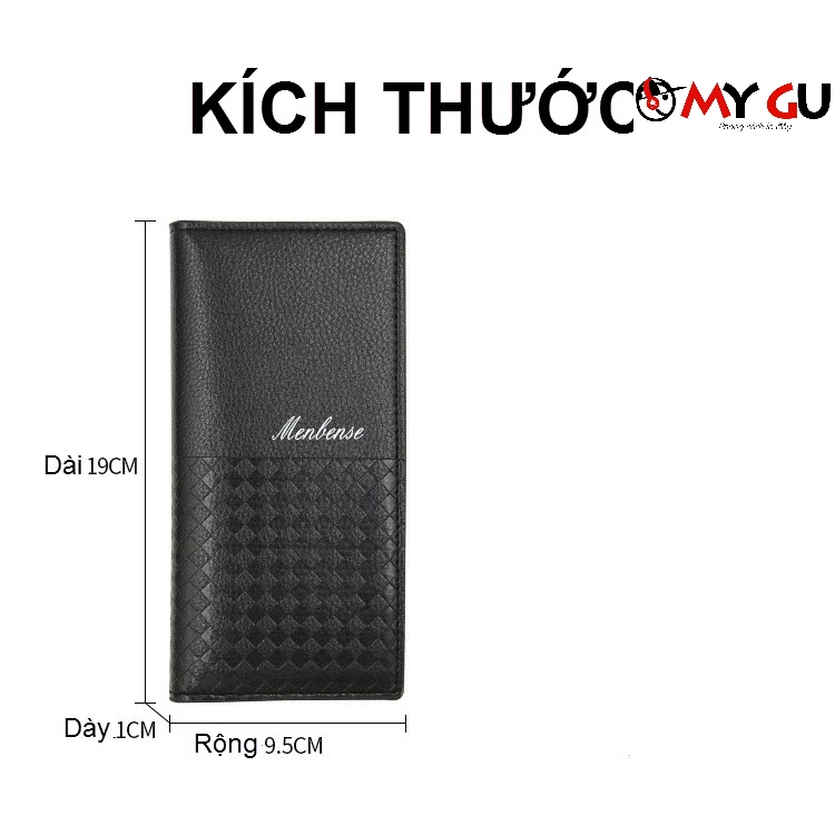 Ví da cầm tay nam nữ MenBense chống nước, nhiều ngăn tiện lợi, phong cách Châu Âu BV11