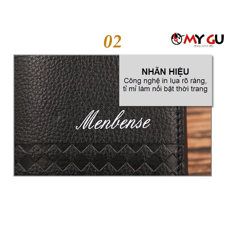 Ví da cầm tay nam nữ MenBense chống nước, nhiều ngăn tiện lợi, phong cách Châu Âu BV11