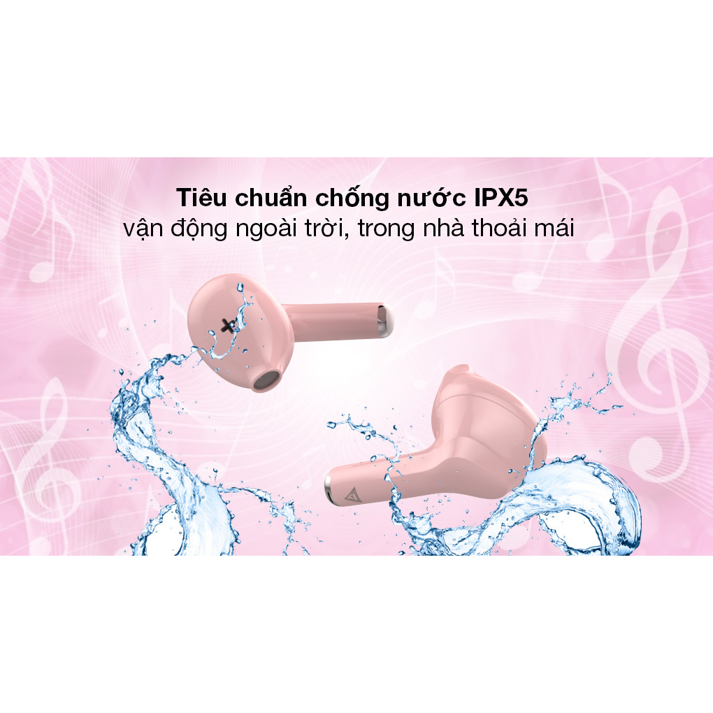 Tai nghe Bluetooth TWS Rezo F15 Chống nước IPX5 Có mic thoại Sử dụng độc lập 1 bên tai nghe