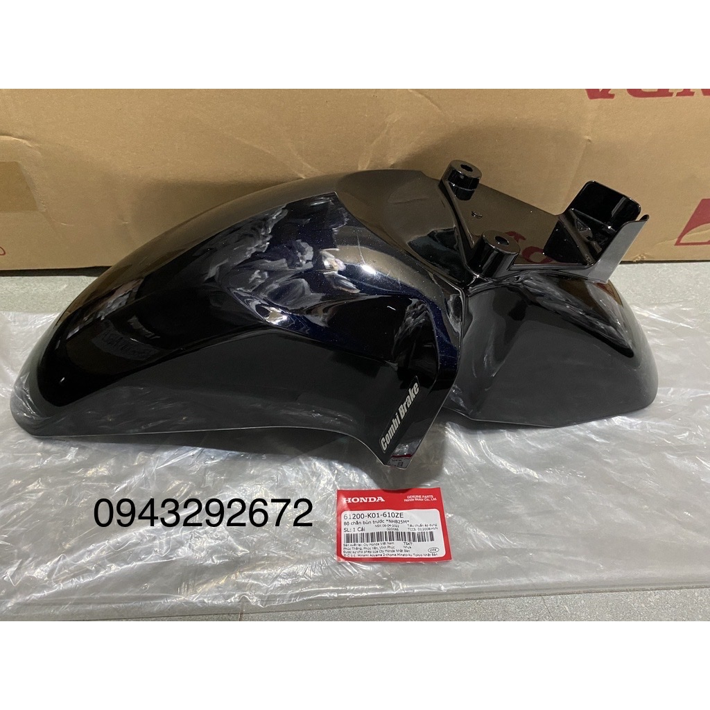 Dè (Chắn Bùn Trước) Sh 125 / 150 ( 2013 > 2016 ) Màu Đen Honda ( 61200K01610ZE )