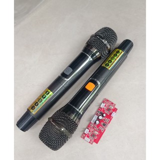 Micro loa kéo không day UGX8888 chốnh hú hát nhẹ tiết kiệm Pin micro karaoke