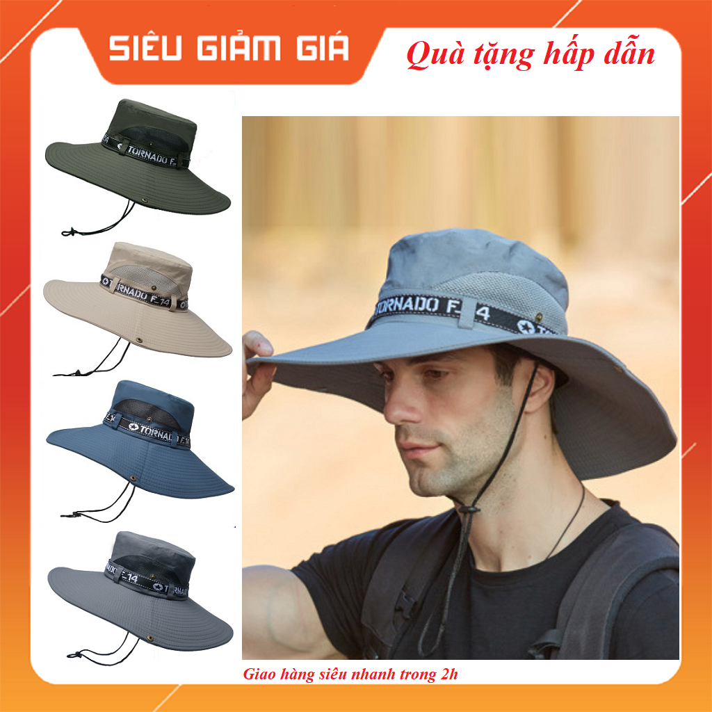 Mũ Nón Bucket Vành Rộng, Mũ Nón Tai Bèo Chống Nắng Tia UV Cao Cấp Thời Trang Dành Cho Nam mẫu mới